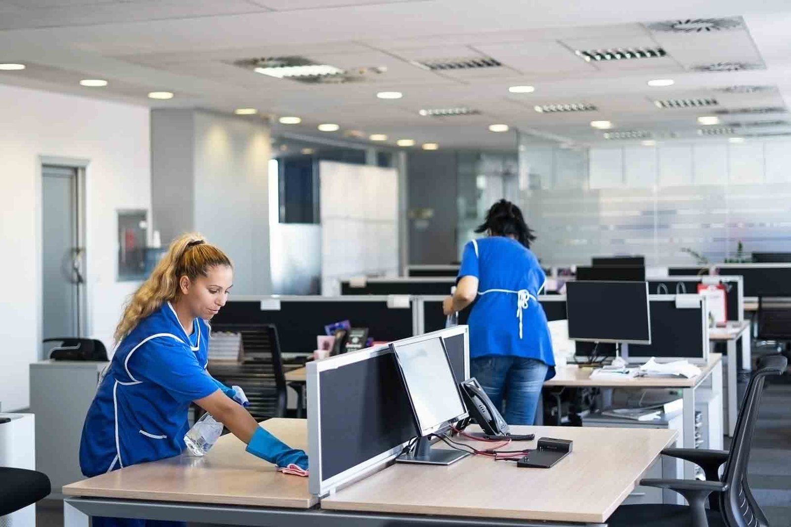 Nettoyage de bureaux à Lille par un agent professionnel EZ Nettoyage Plus